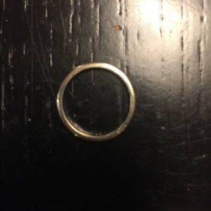 14KT White Gold Ring - Size 3